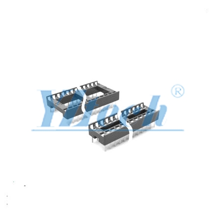 2.54間距 IC SOCKET 寬7.62/15.24 180度 方P 6P-42P 有(yǒu)杠/無杠