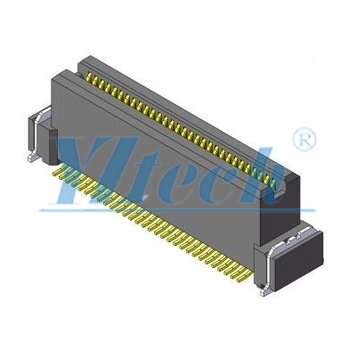 0.635mm 浮動式闆對闆公(gōng)頭連接器 NPin H7.65